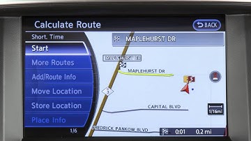 2015 Infiniti QX60 - Navigation Functions Disabled While Driving (if so equipped)