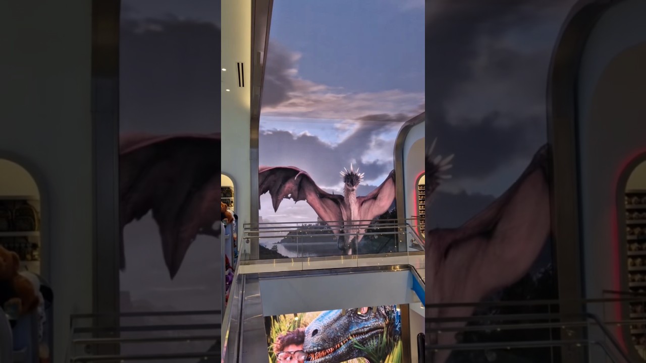 Harry Potter dragon in the Universal store in MCO, Terminal C