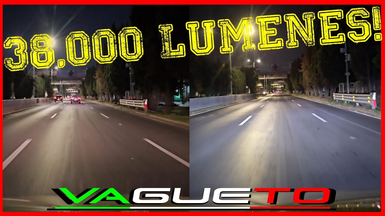 ¡Probamos los Super Focos LED X5 TRI COLOR de 38,000 Lúmenes! ¿Los mas practicos??  