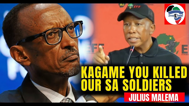 Malema Directly Threatens Rwanda President Kagame for Killing SA Soldier and Invading DR Congo