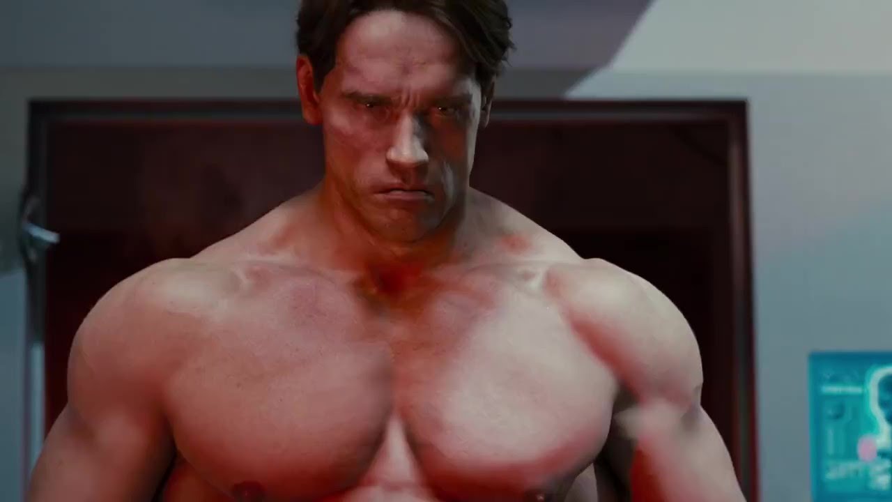 Terminator Salvation John Connor meets T-800 Scene