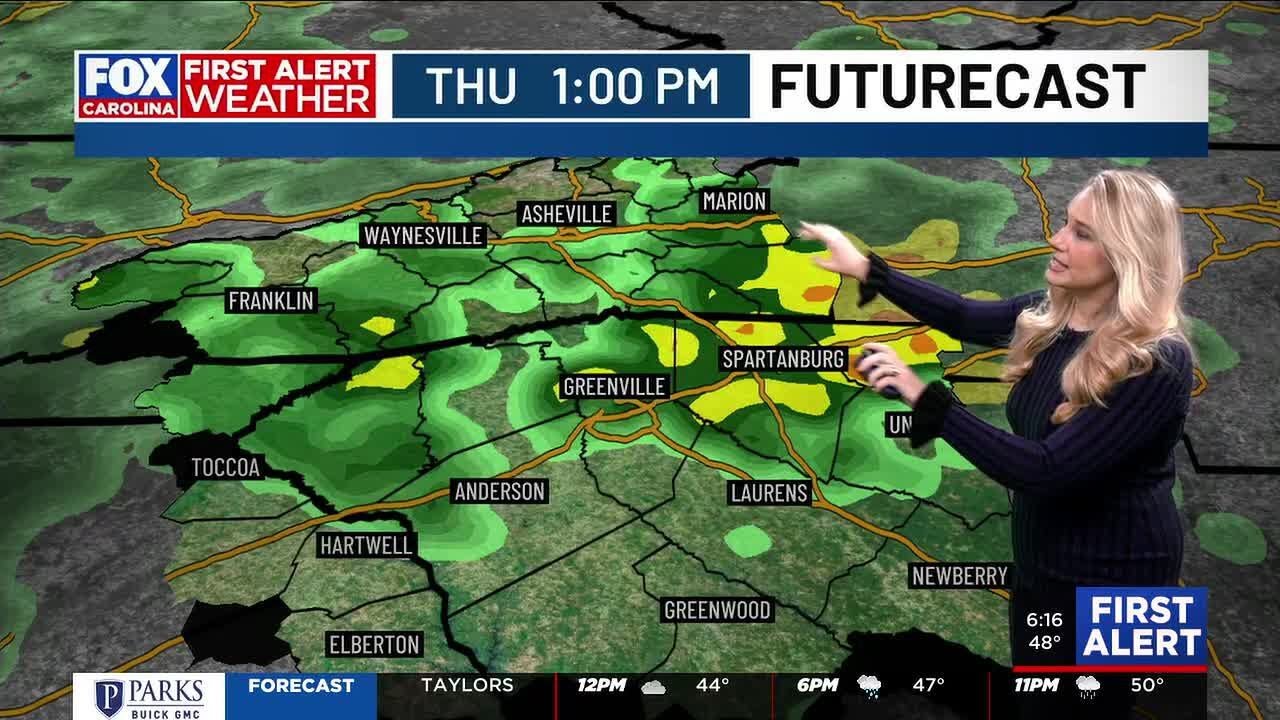 Rain and gusty winds Thursday, drier for the weekend - YouTube