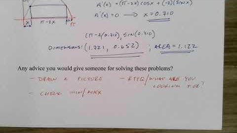 AP BC Calc 5 4 Modeling and Optimization Revamp