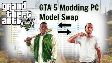 GTA 5 Modding #10 - Franklin - Trevor Model Swap  [File Edit]