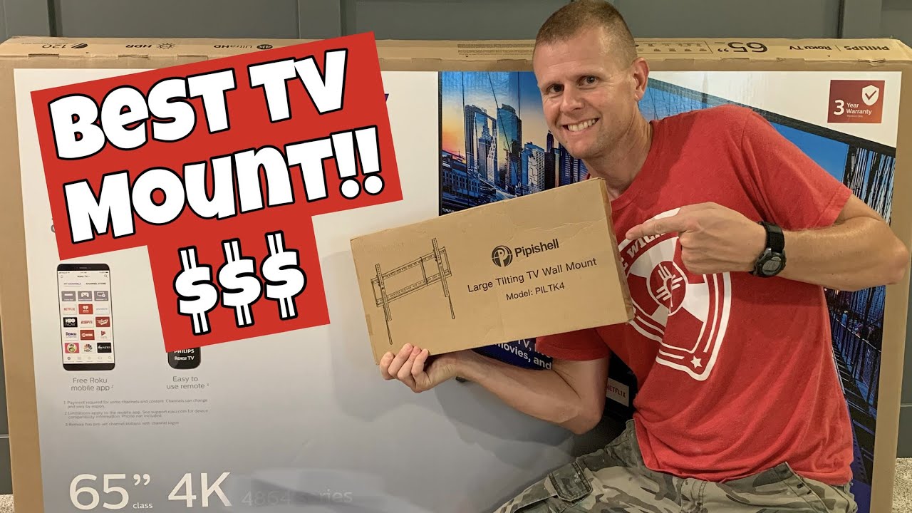 The Best Cheap and Easy to Install TV Wall Mount!! YouTube