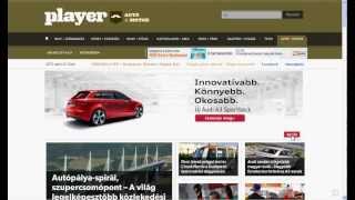 Audi Pushdown Banner - Player.hu