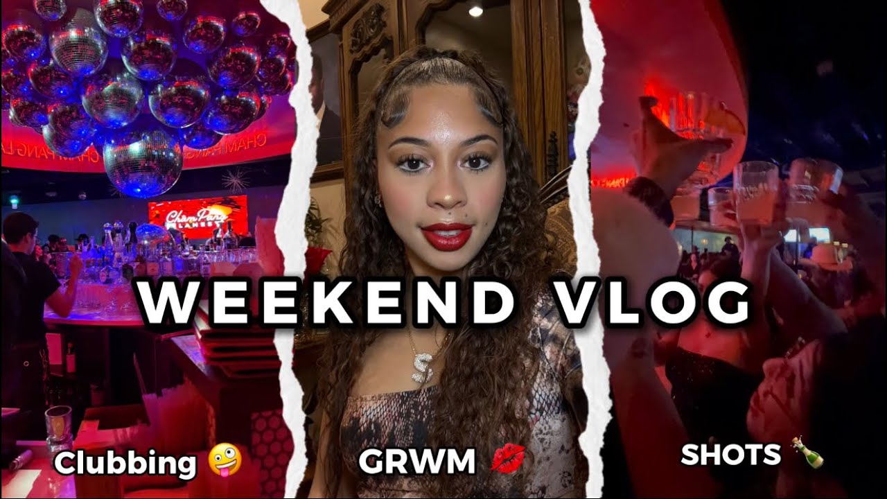 GRWM for a Night Out in Downtown Phoenix | Clubbing 🍾🤪Vlog + Girls Weekend💋❤️