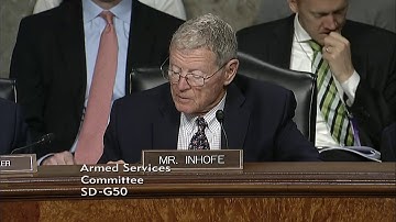 Inhofe Q&A at SASC Special Ops Command Hearing