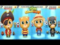 Talking Ginger VS Pirate Ginger VS Farmer Ginger VS Super Ginger Gameplay | Talking Tom Gold Run