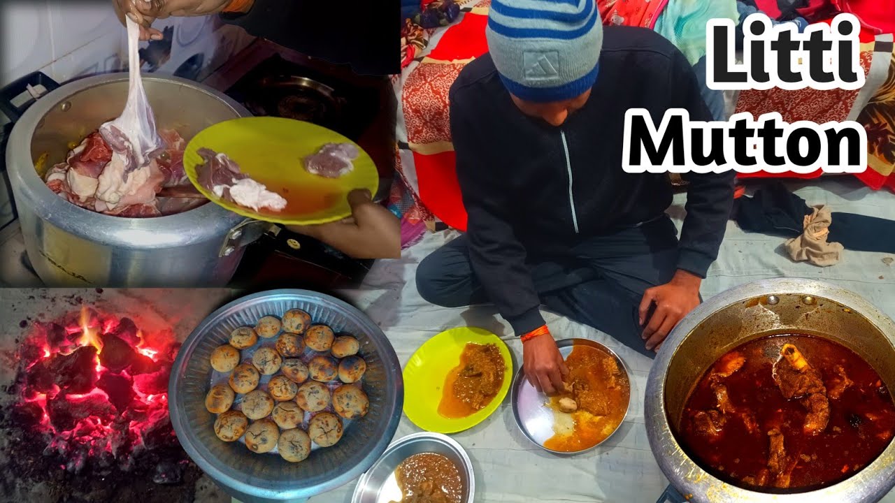 Mutton Litti Recipe | मटन लिट्टी बनाए बिहारी स्टाईल में गाय के गोएथे पे 😋 | ऐसा मटन ढाबा फेल हो जाए 