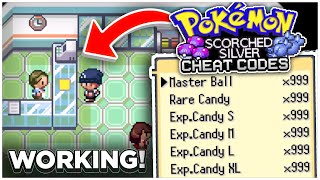Pokemon Scorched Silver CHEATS CODES | Rare Candy Cheats | Unlimited Master Ball | Infinite Money
