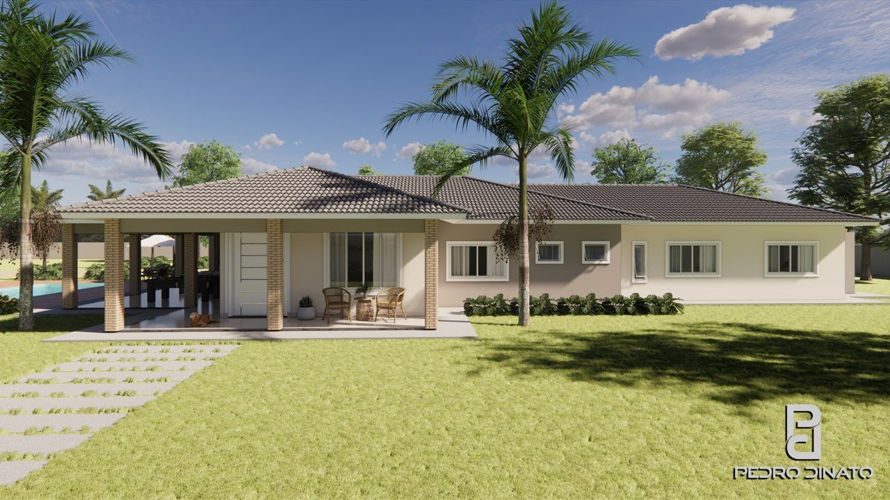 LINDO PROJETO COM 5 DORMITÓRIOS IDEAL PARA SITIO, CHACARA OU FAZENDA ( P - 211 )