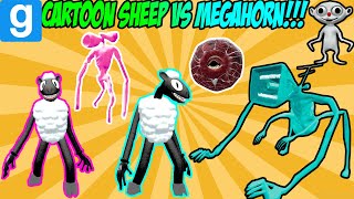 NEW CARTOON SHEEP VS MEGAHORN! - Garry's Mod Sandbox