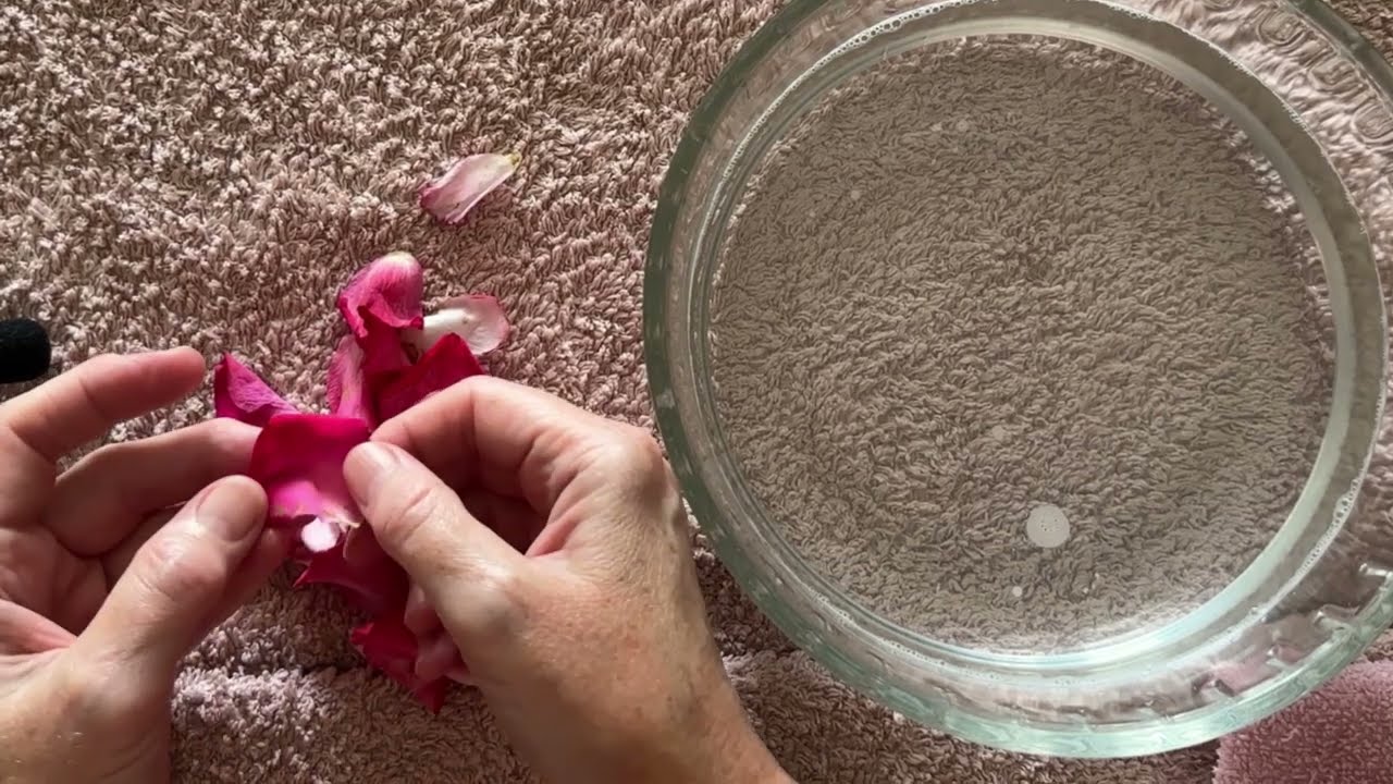 🌹ROSE SCENTED HAND SPA TREATMENT ASMR | LOFI🌹