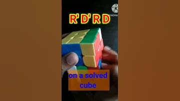 Algorithm for Last Layer Corners #beginner method #cubing #shorts