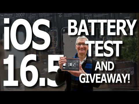 iOS 16.5 Battery Life / Battery Drain / Battery Performance Test + Giveaway.