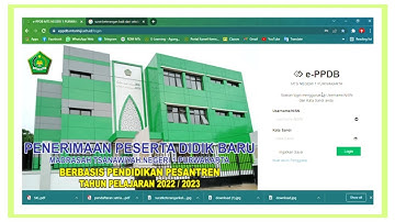 Tutorial Pendaftaran PPDB MTsN 1 Purwakarta