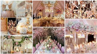 40 glamorous rose gold wedding ideas/wedding decoration ideas 2020,