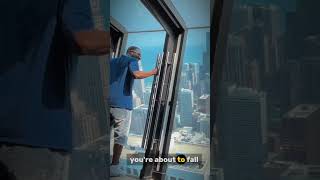 This Glass Floor Tilts 1,000 Feet Above the Ground! 😱 | 360 Chicago Skydeck Experience