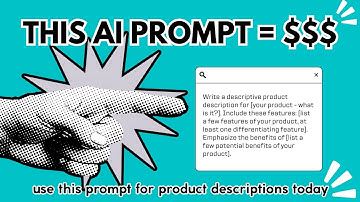 The BEST AI Prompt for Killer Product Descriptions (Works Every Time)