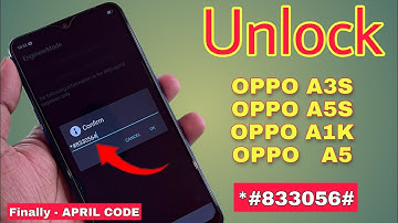 OPPO A3S, A5S, A5, A1K, Password Unlock | Finally April 2023 (Without Pc) Hard Reset_Pattern Unlock