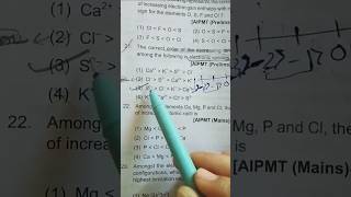 ionic radii | class 11 chemistry ch 3| important question | #neet #new #chemistry #viral #jee