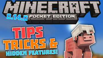 Tips, Tricks & 0.14.0 Hidden Features - Minecraft PE (Pocket Edition)