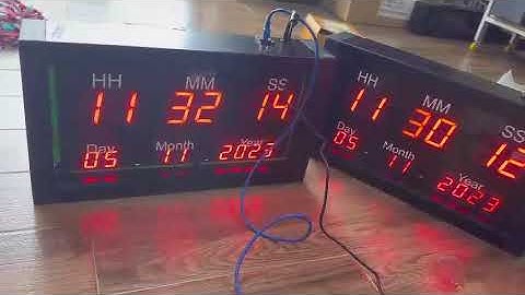 Đồng hồ đồng bộ thời gian NTP qua Internet