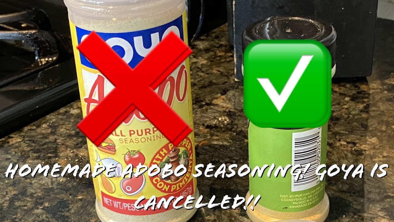 HOMEMADE ADOBO SEASONING! GOYA IS CANCELLED!!! | Morgan Christina - YouTube