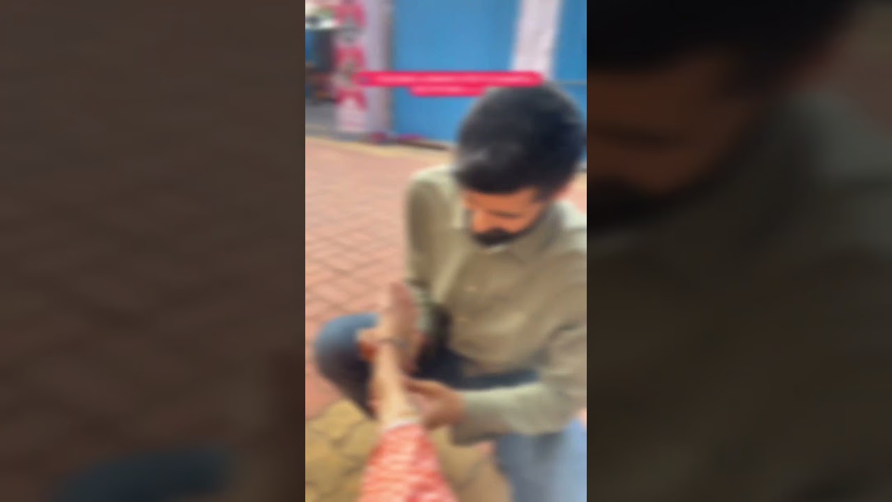 touching a women's feet is shameful ?? 🧡❤️🧿 