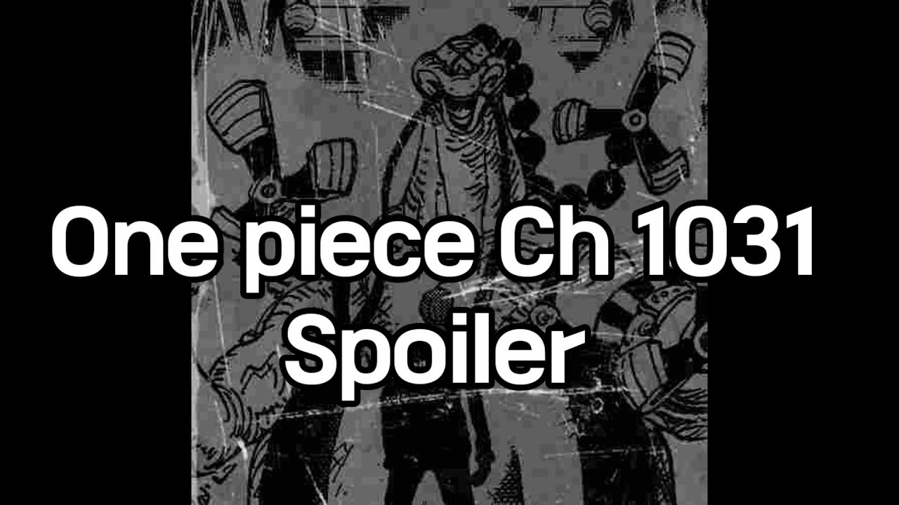 one piece ch 1031 spoiler