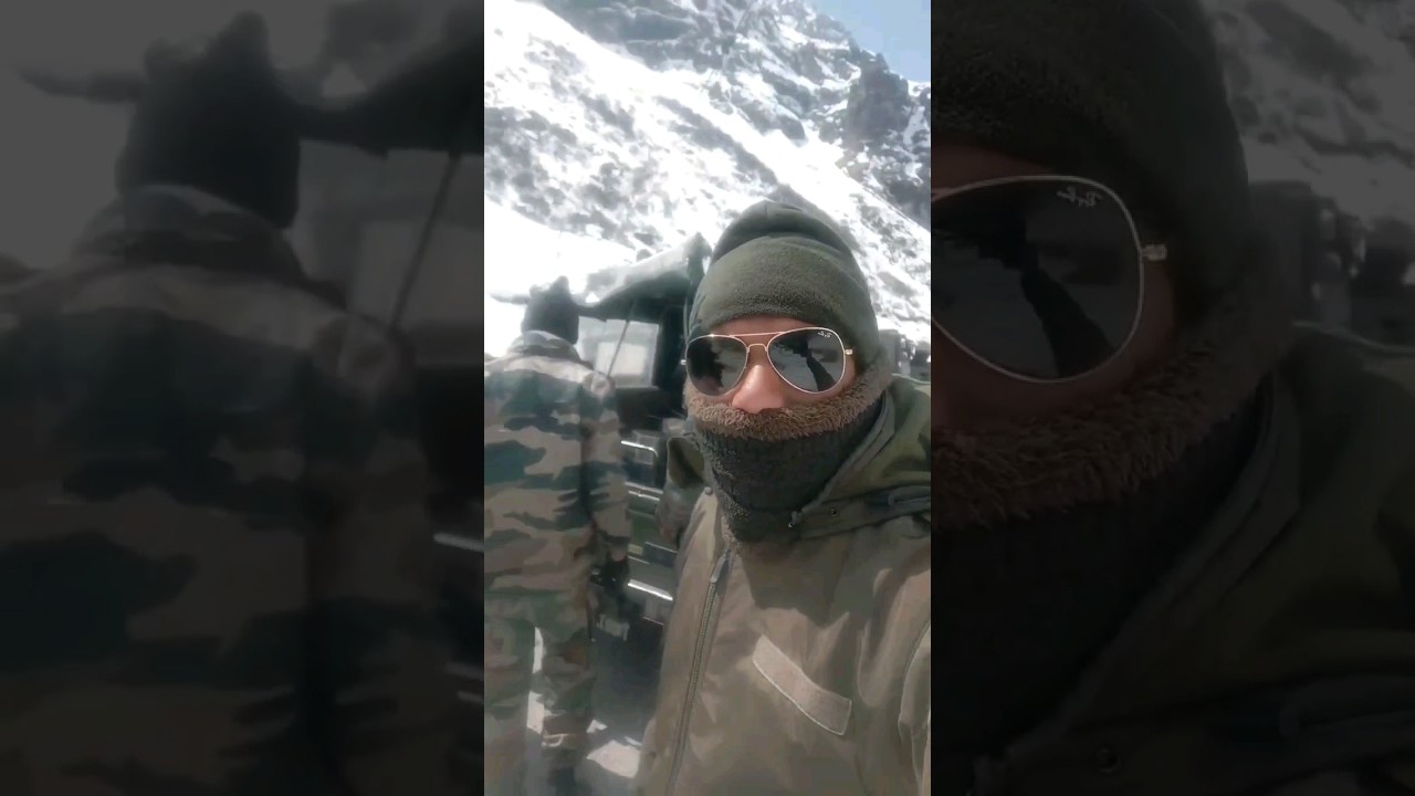 लेह लद्दाख में ड्यूटी 😱🇮🇳❣️