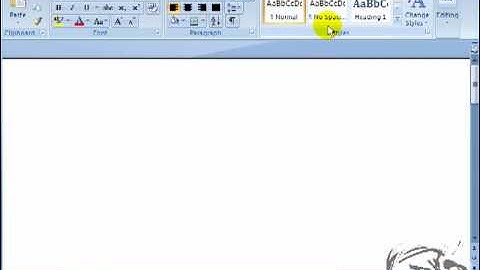 Tabs & Ribbon ms word 2007 www.tstutorials.com
