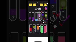 Game-water sort level 23#gameplay #gaming #puzzle #games #colors #sortpuzzle #watersortpuzzle