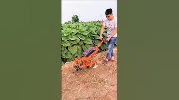 Small trenching machine # Elderly micro-tillage machine # Electric weeding trenching...