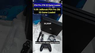 PS4 Pro 9.00 2tb 50 Game Loaded🔥New+retro classic Huge gamesfree #ps4projailbreak #ps4 #playstation4