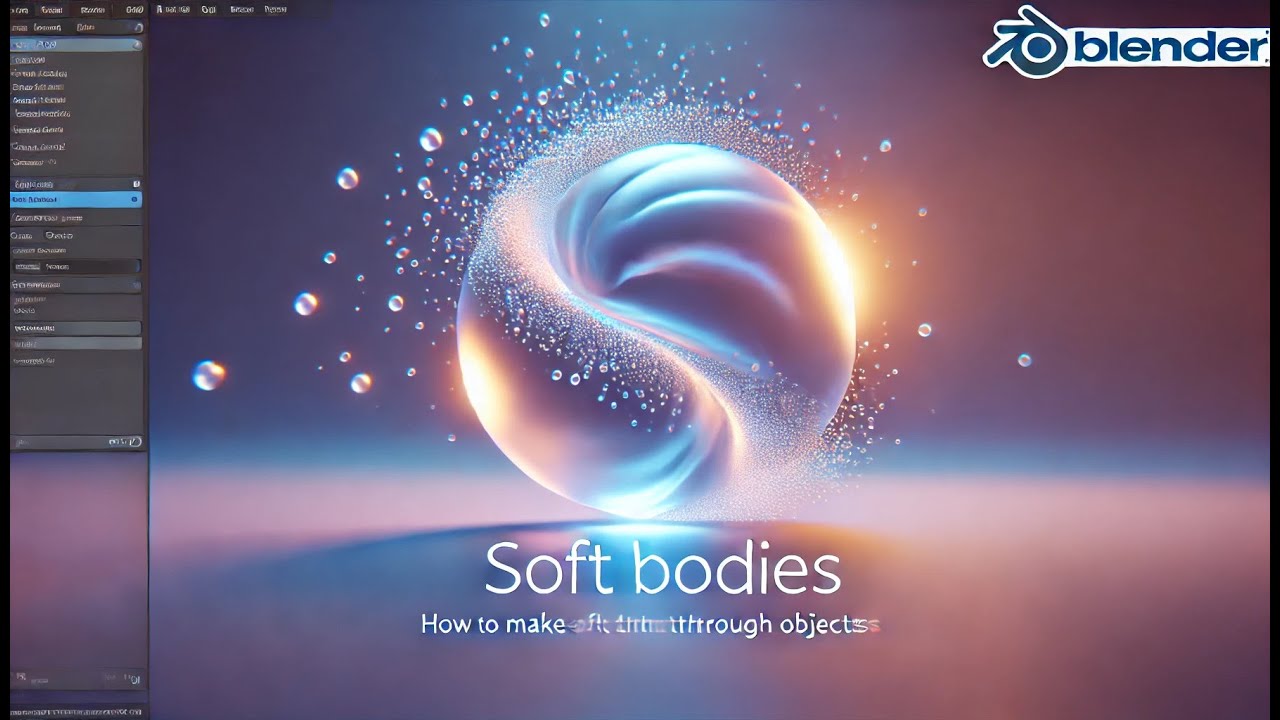 How to Make Soft Bodies Pass Through Objects in Blender - YouTube