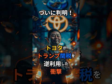 ついに判明！トヨタがトランプ関税を逆利用した衝撃 - 日本の底力ファイル