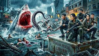 【Full Movie 4K】超級颱風竟掀起巨浪淹沒城市！眾人發覺瘋狂逃命，殊不知背後是千年河妖在暗中操縱！#movie #4k #恐怖 #horror #反转