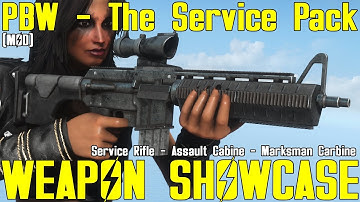 Fallout 4: PBW - The Service Pack - Weapon Mod Showcase