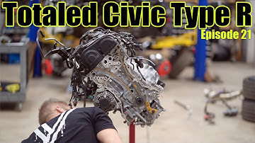Totaled 2021 Civic Type R Rebuild | Ep. 21 (Our ENGINE is bad)