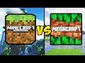 "MINECRAFT POCKET EDITION VS MEGACRAFT" (Minecraft PE, Mega Craft, Mobile Games, iOS, Android)