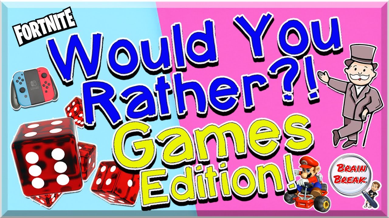 Would You Rather? Games Edition! | This or That | Fun Fitness for Kids ...