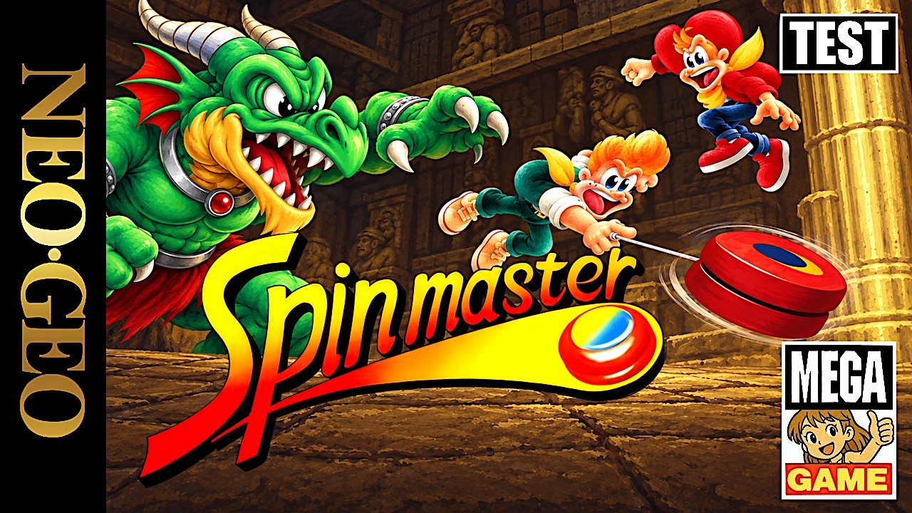 Review: SPINMASTER / MIRACLE ADVENTURE on NEO·GEO AES - YouTube