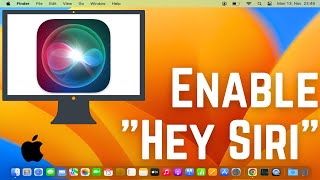 How To Enable "Hey Siri" Hands-Free Voice Command on macOS | Activate Siri on Mac