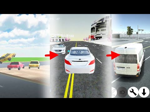 모든 운전게임 버전 플레이해보기(all version of my game)[3D운전게임]