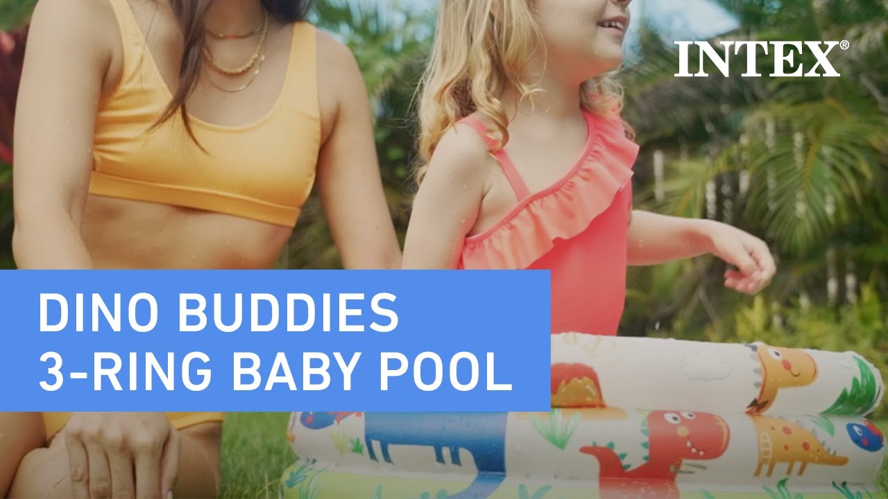 Intex® Dino Buddies 3-Ring Baby Pool
