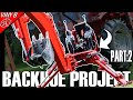 BACKHOE PROJECT, part: 2 FIXING the BASE to the TRACTOR!