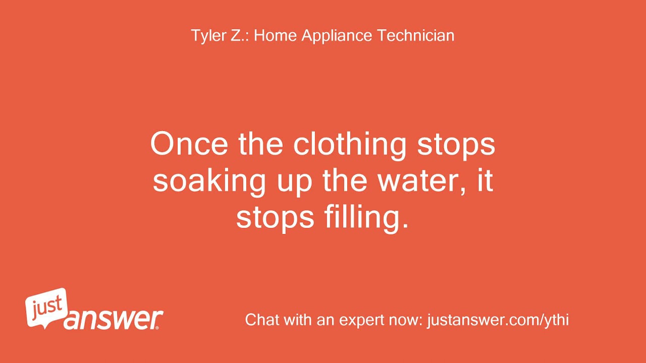 How do you set the water level on the Whirlpool Cabrio