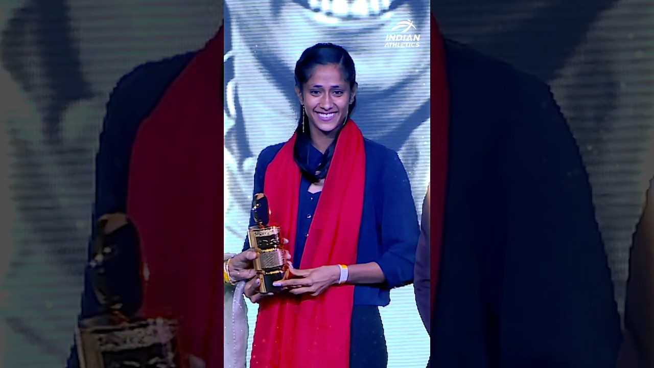 Presenting the Best Emerging Athlete (Female), Pooja. Congratulations 🔥 | #AFIAwards #AFI #Shorts